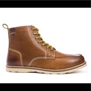 Men’s Brown Leather Chukka Boots Crevo